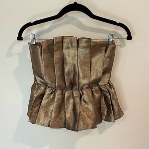 Do + Be Shimmer Pleat in Copper